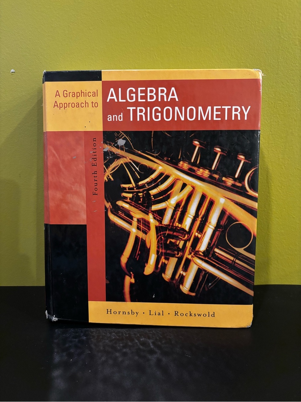 Algebra and Trigonometry Textbook - Yellow/Red/Black Cover